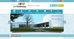 Desktop Screenshot of lycee-guehenno-vannes.fr